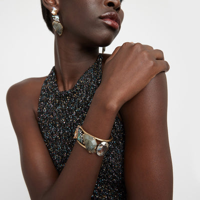 vivid statement cuff bracelet - Multicolour