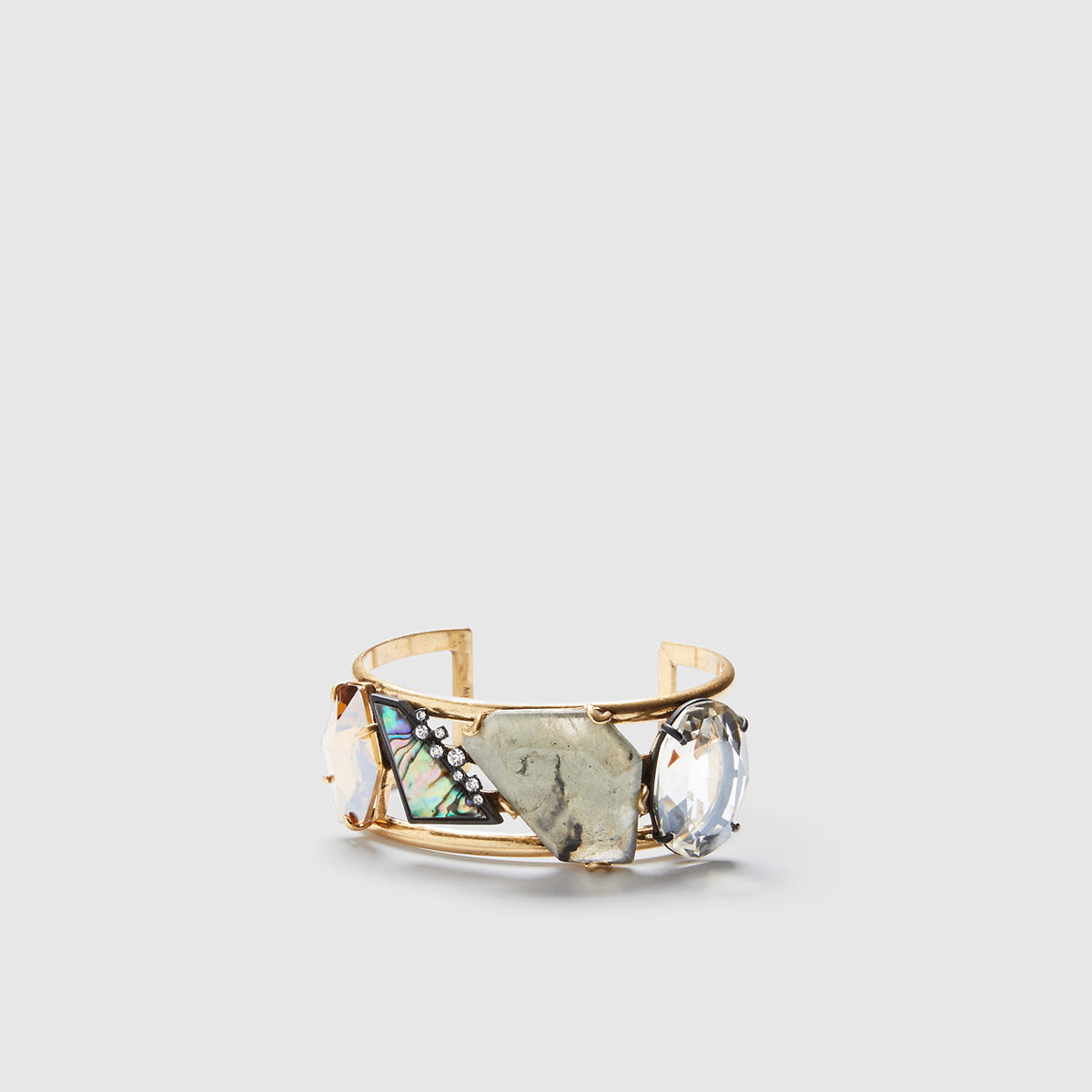 vivid statement cuff bracelet - Multicolour