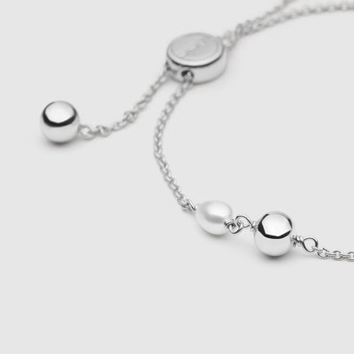 Mim-Charmed Wrist Bracelet - Silver