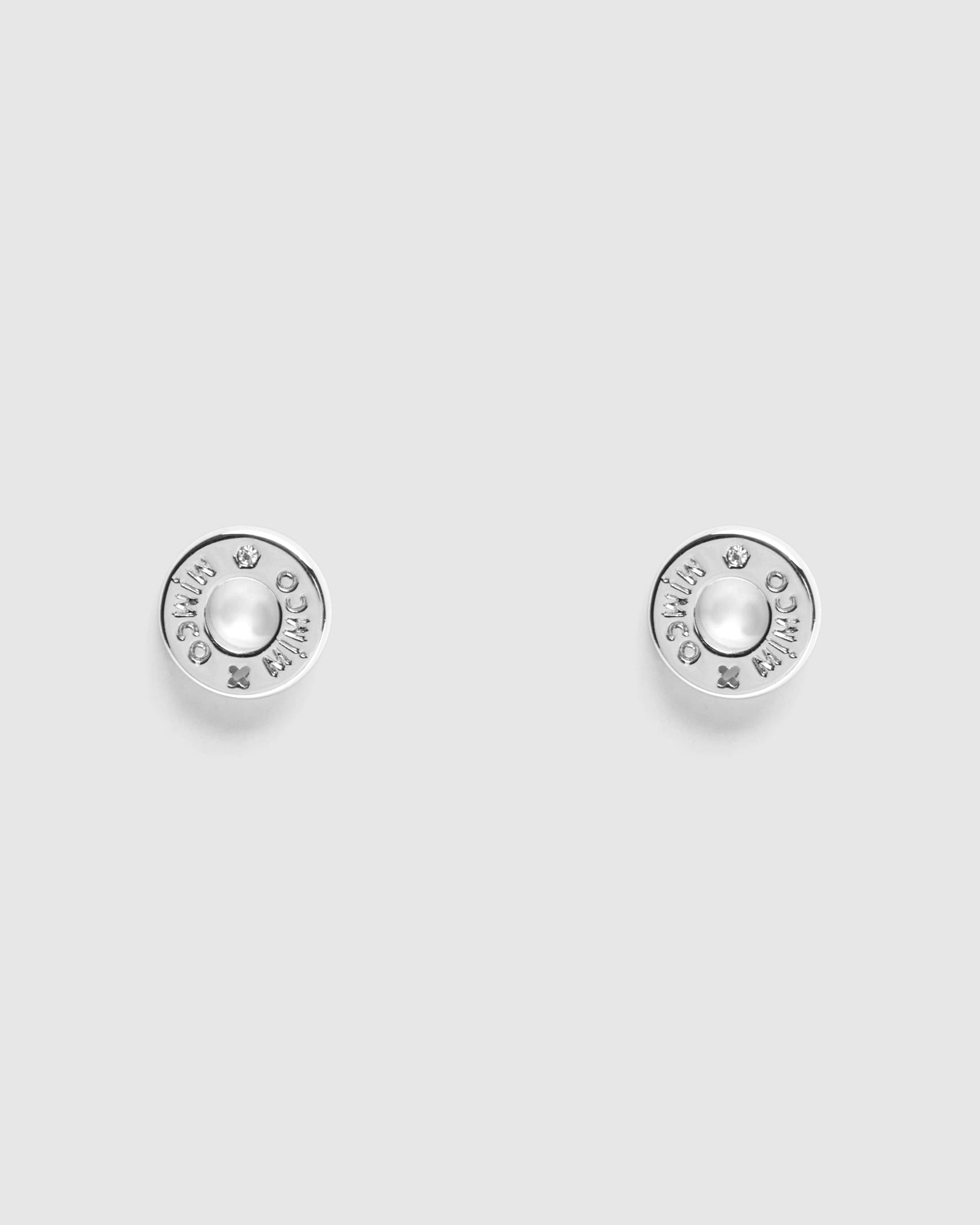 Buoy Stud Earrings - Silver