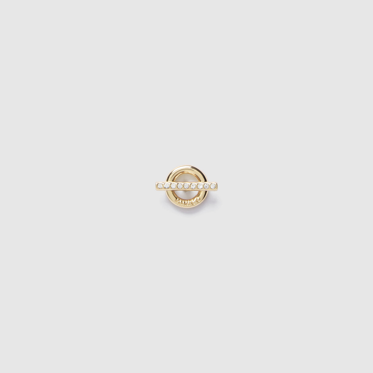 boundary stud earring - Gold