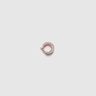 ornate stud earring - Rose Gold