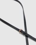 Link Crossbody Bag Strap 8mm - Black Rose Gold