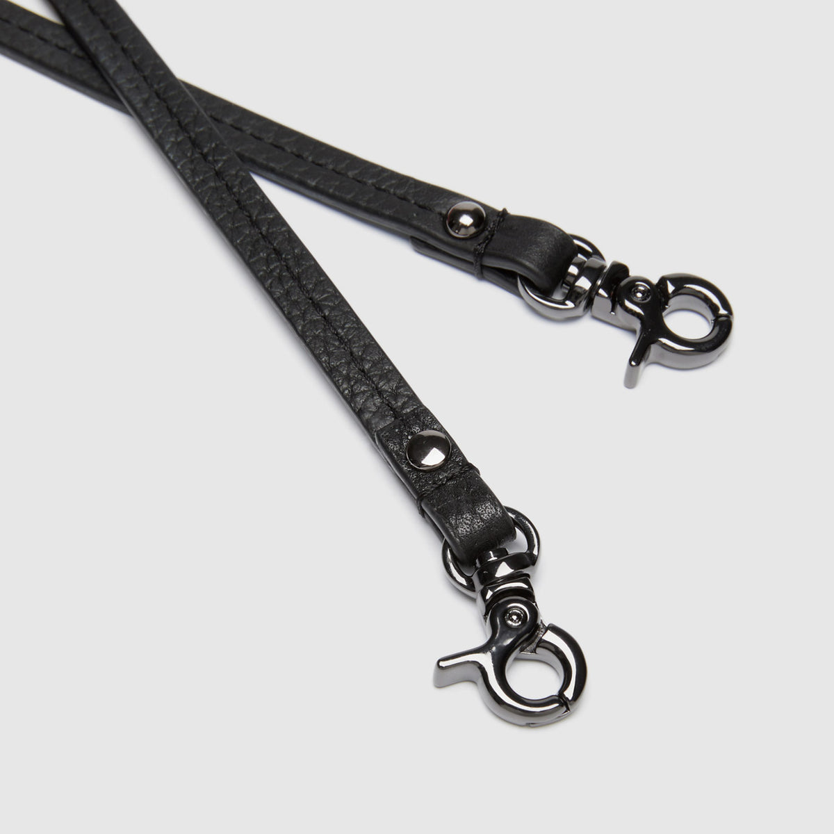 Link Crossbody Bag Strap 8mm - Black Gunmetal