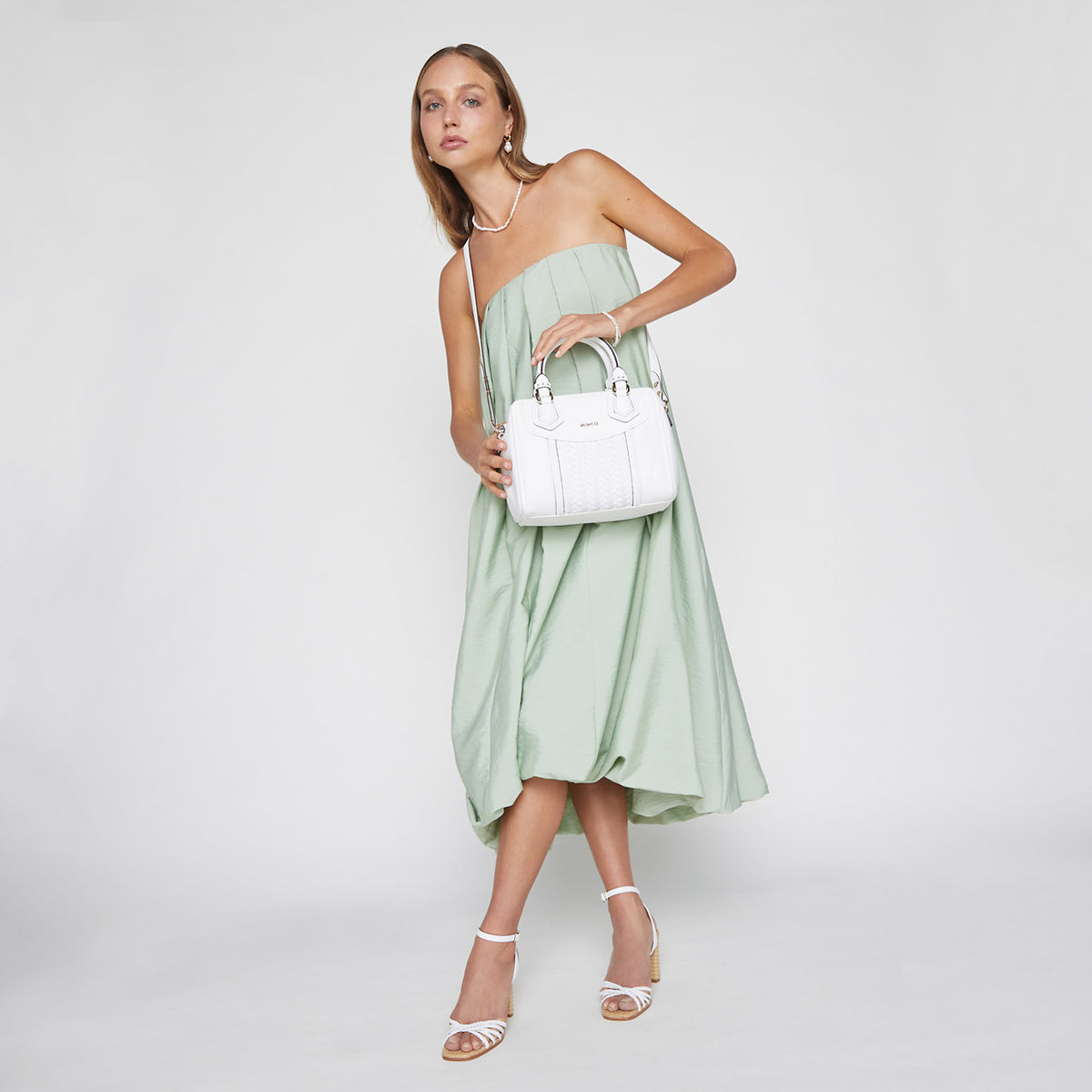 Diversa Bowler Bag - White