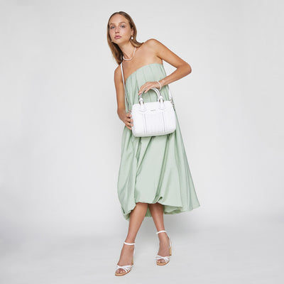 Diversa Bowler Bag - White