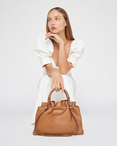 Bloom Mini Tote Bag - Caramel