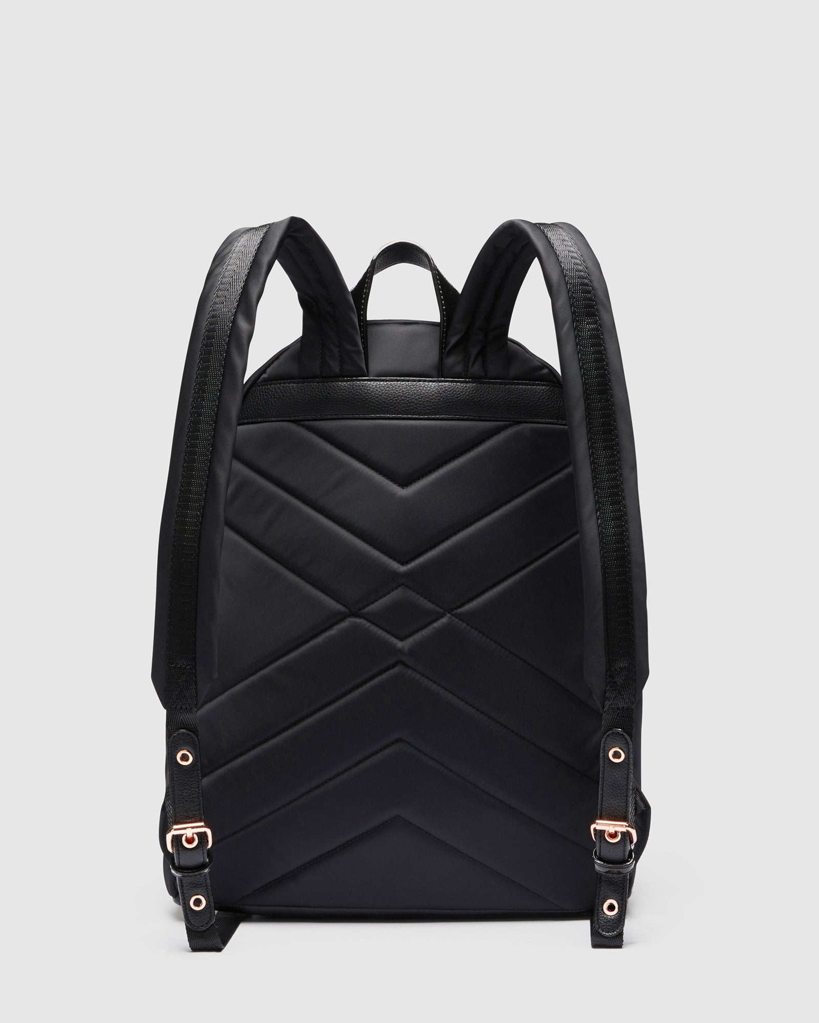 Mim-Mazing Zip Backpack - Black Rose Gold