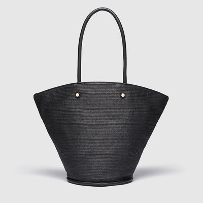 Sultra Basket Tote Bag - Black