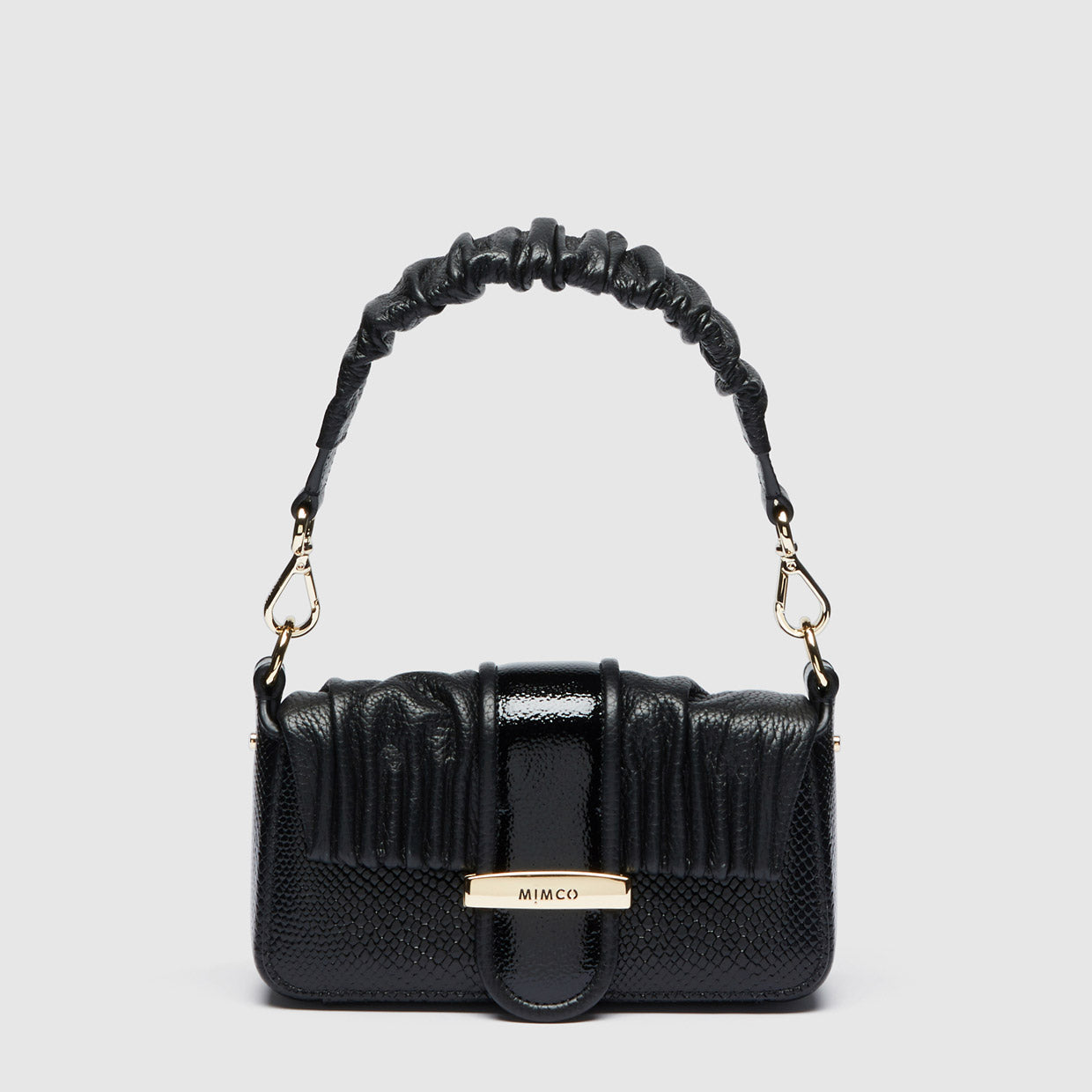 Drama Shoulder Bag - Black Light Gold