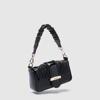 Drama Shoulder Bag - Black Light Gold