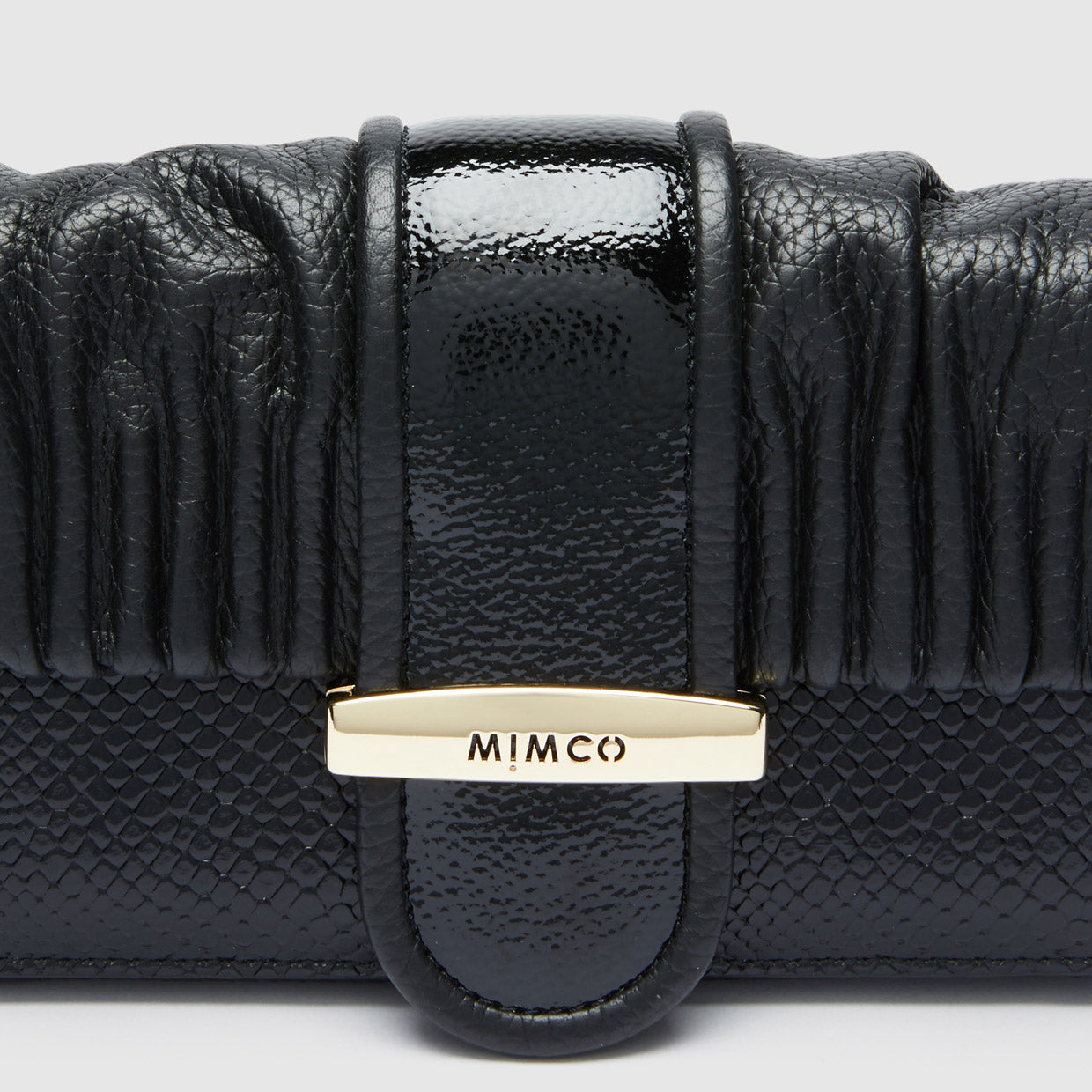 Drama Shoulder Bag - Black Light Gold
