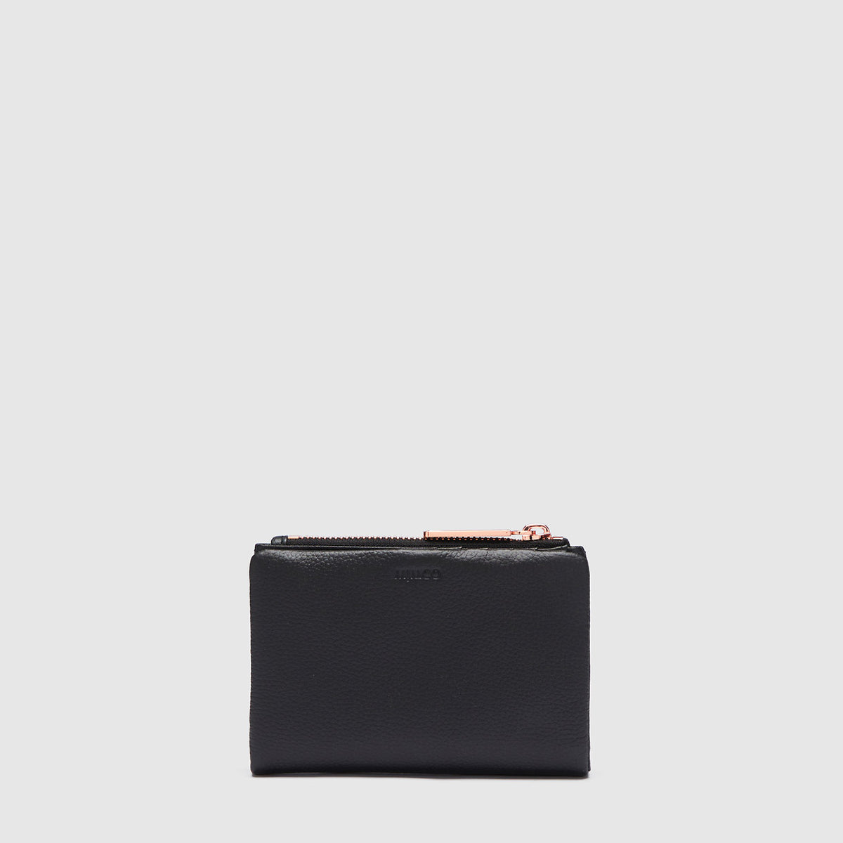 Mim-Mazing Medium Wallet - Black Rose Gold