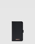 Classico Flip Case for iPhone 11 - Black Rose Gold
