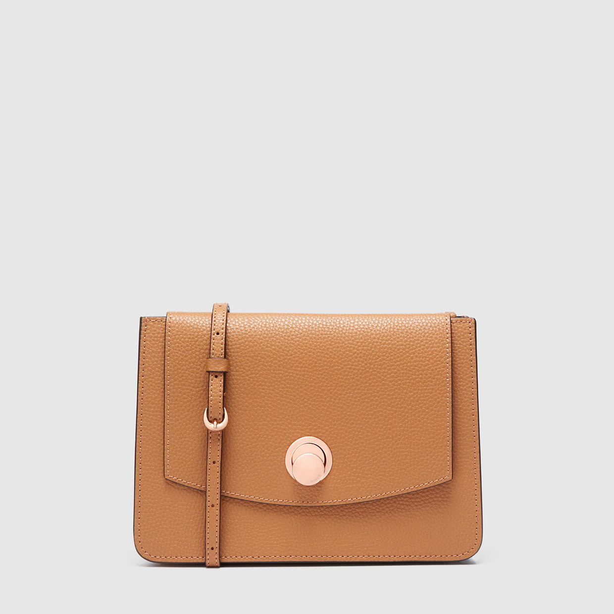 Electro Sling Cross Body Bag - Caramel