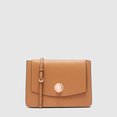 Electro Sling Cross Body Bag - Caramel