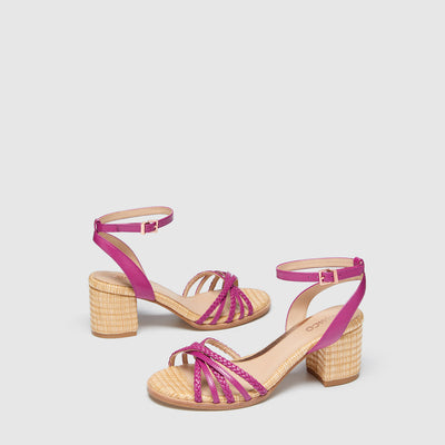 Cosmos Mid Heels - Bright Purple