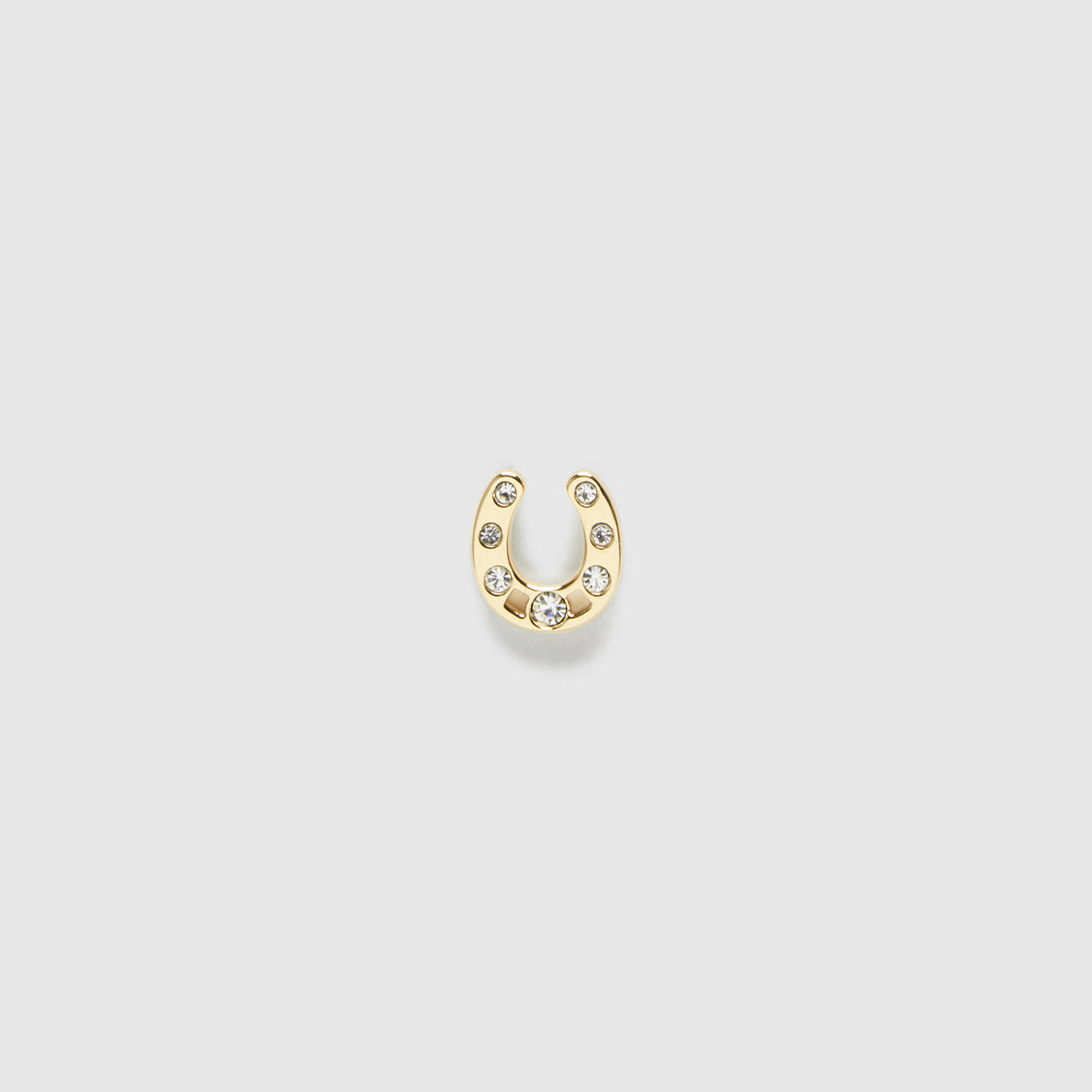 so lucky single stud earring - Gold