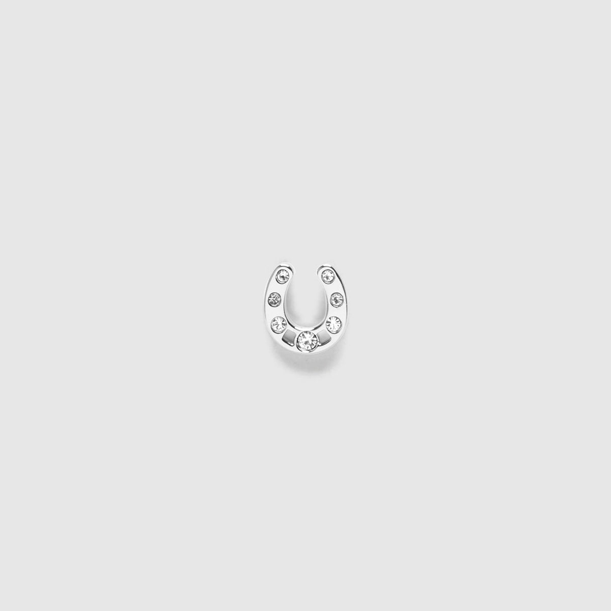 so lucky single stud earring - Silver