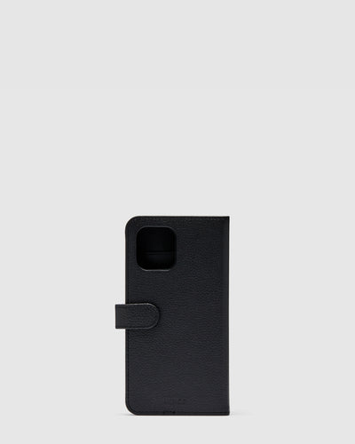 Classico Flip Case for iPhone 12 Pro Max - Black Rose Gold