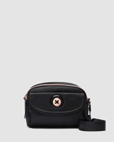 Mim-Mazing Satchel - Black Rose Gold