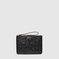 Glitz Medium Pouch - Black Rose Gold