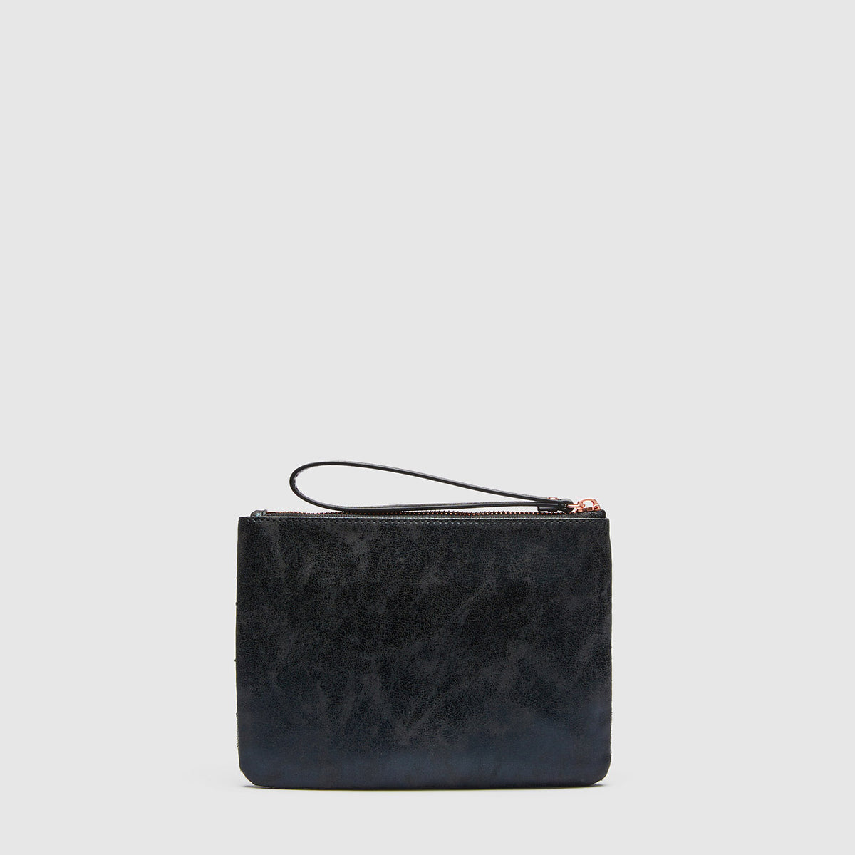Glitz Medium Pouch - Black Rose Gold