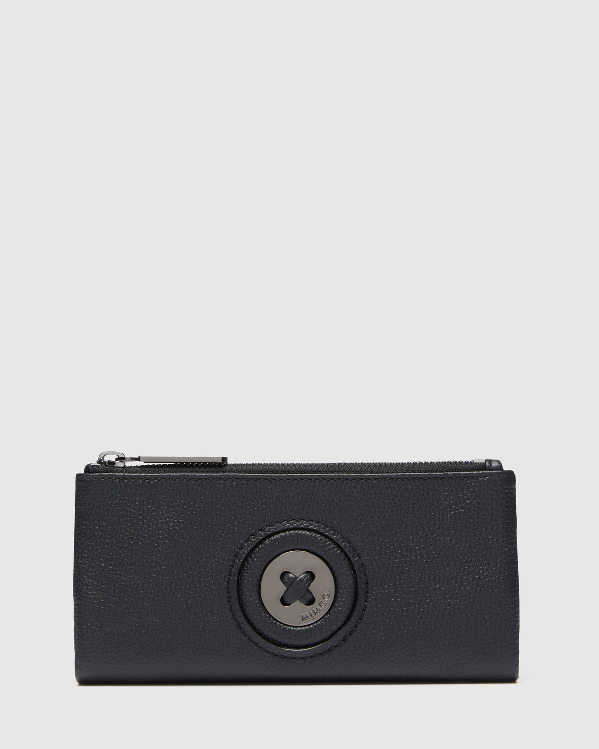 Mim-Mazing Large Wallet - Black Gunmetal