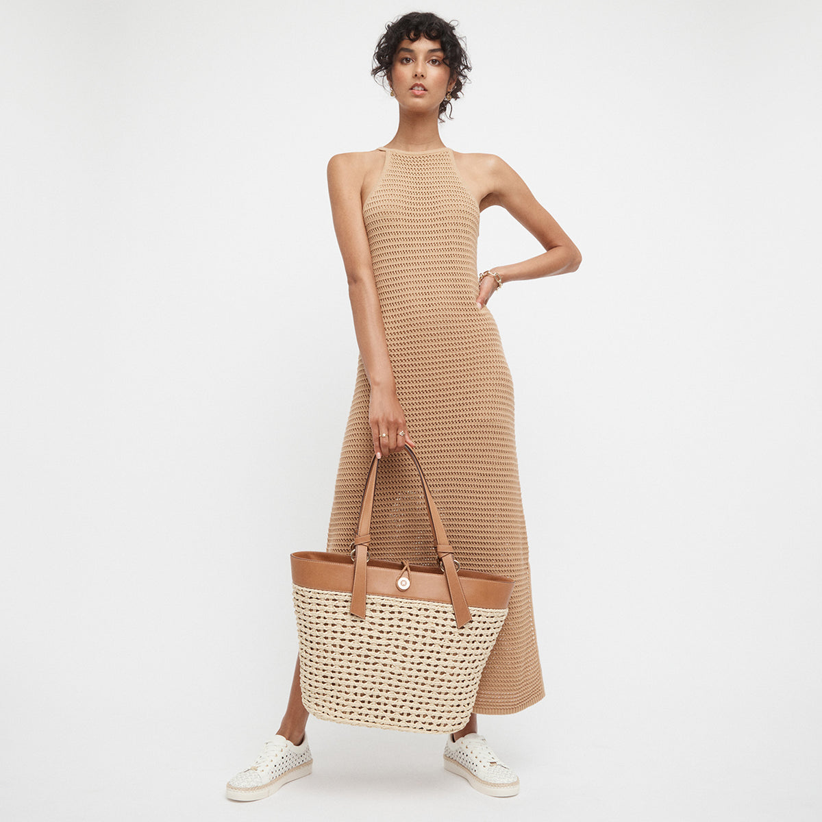 Intwine Tote Bag - Caramel