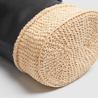 Intwine Basket Bag - Black Rose Gold