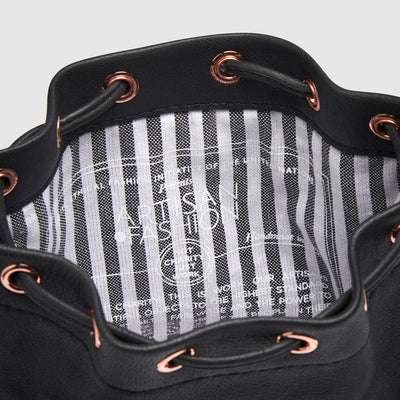 Intwine Basket Bag - Black Rose Gold
