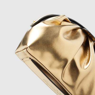 Bloom Clutch Evening Bag - Old Gold