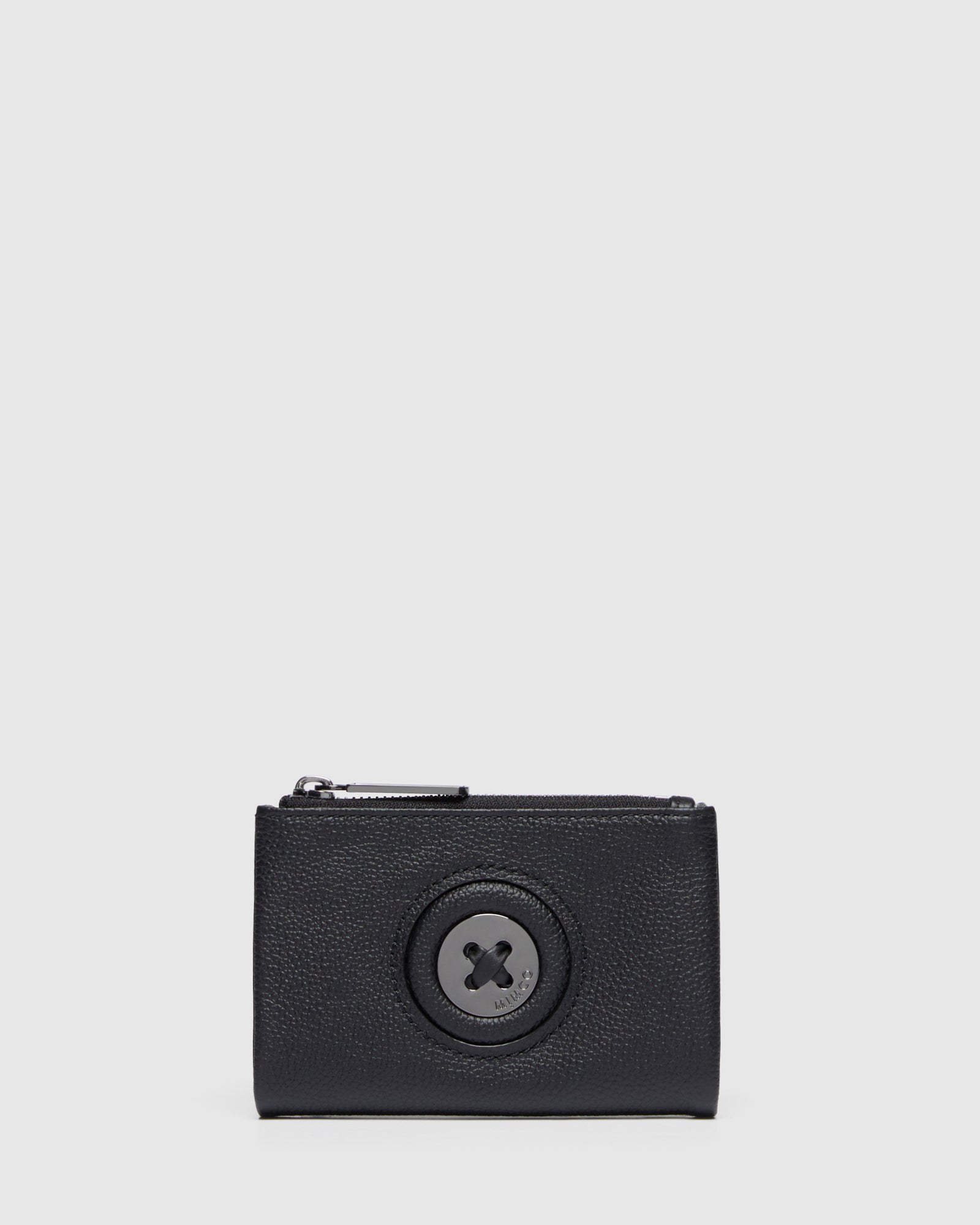 Mim-Mazing Medium Wallet - Black Gunmetal