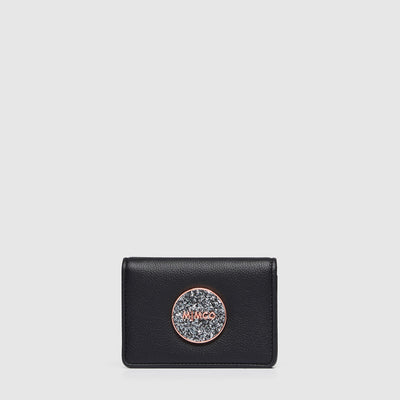 Bliss Medium Wallet - Black Rose Gold