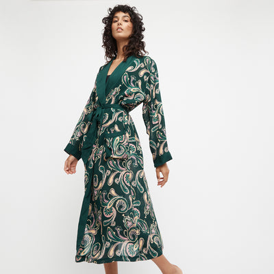 Siren Robe - Opal Green