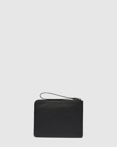Classico Medium Pouch - Black Gunmetal
