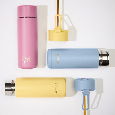 MIMCO x Frank Green Reusable Water Bottle - Steel Blue