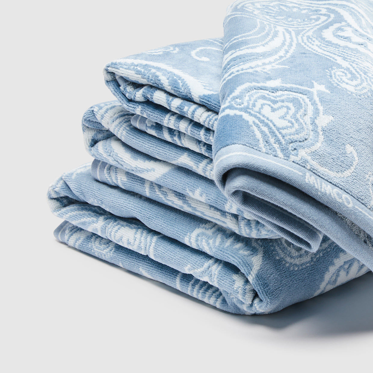 siren bath towel - Steel Blue