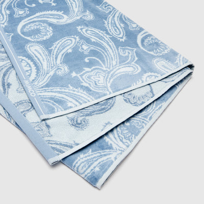 siren bath towel - Steel Blue