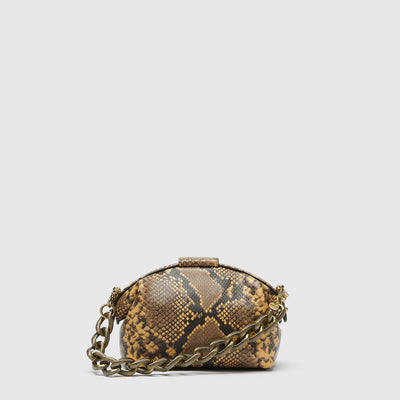 Bloom Mini Clutch Bag - Burnt Honey