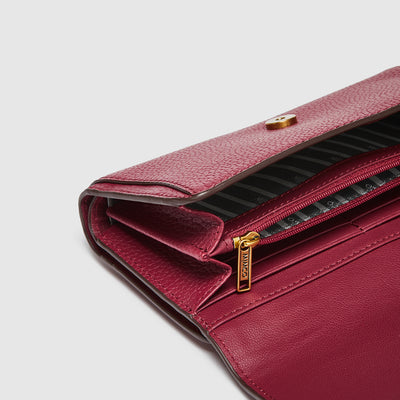 Animalia Extra Large Wallet - Ruby