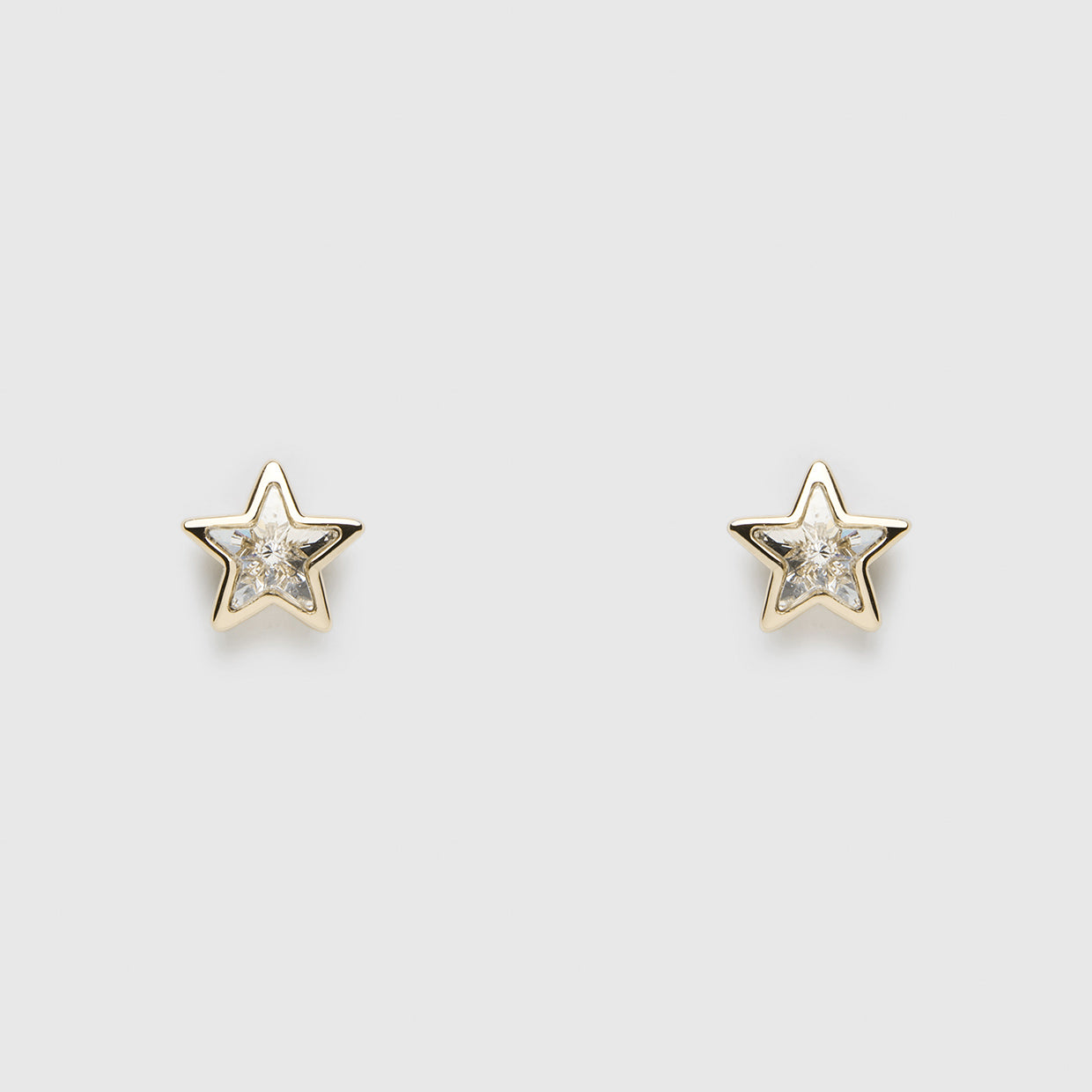 Mim-Star Stud Earrings - Gold
