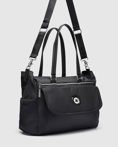 Mim-Mazing Baby Bag - Black Gunmetal