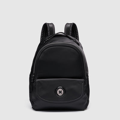 Mim-Mazing Baby Backpack - Black Gunmetal