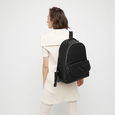 Mim-Mazing Baby Backpack - Black Gunmetal