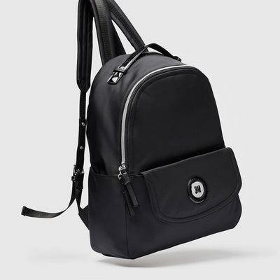 Mim-Mazing Baby Backpack - Black Gunmetal
