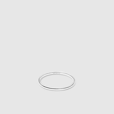 Network Sterling Silver Ring - Silver