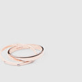 Aglow Sterling Silver Ring - Rose Gold