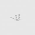 Fundamentals Sterling Silver Single Stud U - Silver