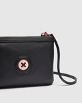 Mim-Mazing Duo Cross Body Bag - Black Rose Gold